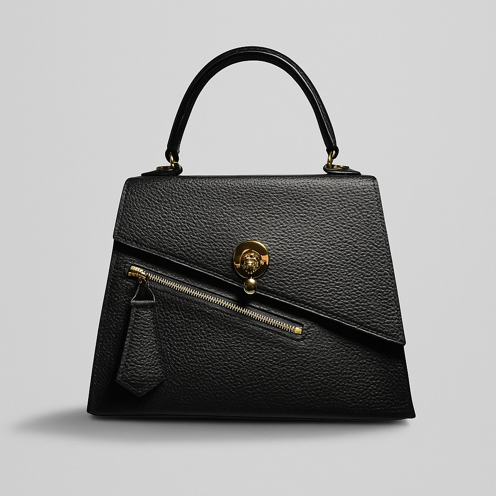 item no 12. trapezoidal purse