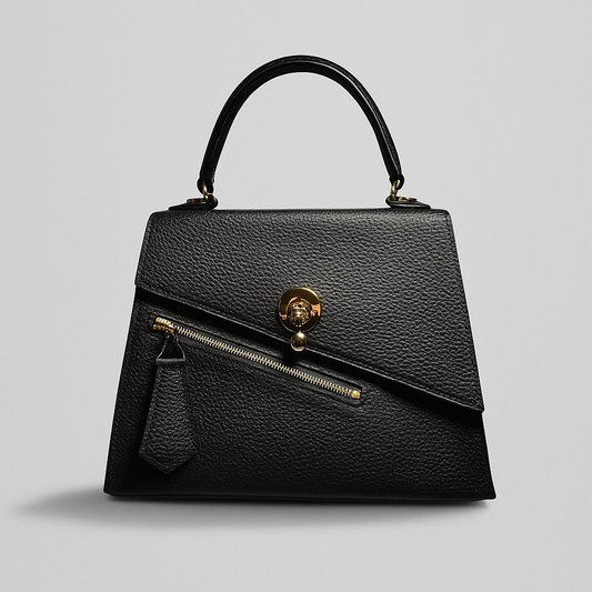 item no 12. trapezoidal purse