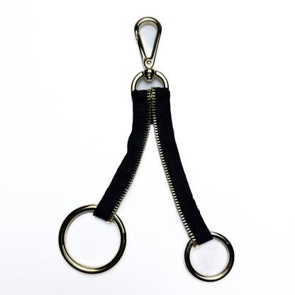 item no.1: brass cherry bag charm