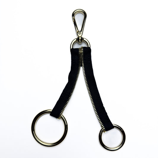 item no.1: brass cherry bag charm